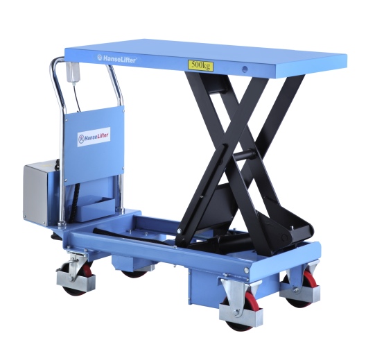 HanseLifter elektrischer Hubtischwagen E-TF50 Hubhöhe 1015mm Tragkraft bis 500kg