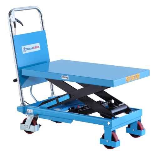 Hanselifter mobiler Scherenhubtischwagen SPA500 Tragkraft 500kg