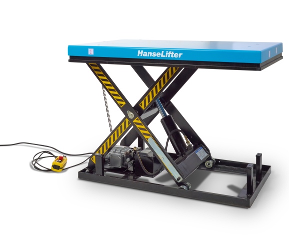 Hanselifter Stationärer Scherenhubtisch HIW bis Hubhöhe 1400mm Tragkraft 4000kg