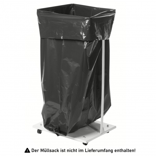 Kongamek Müllsackständer in weiß 340x340x710mm für 240l-Säcke