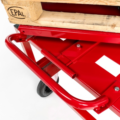Kongamek Schwenkteller 1338x810x152mm in rot als Zubehör für Palettenwagen