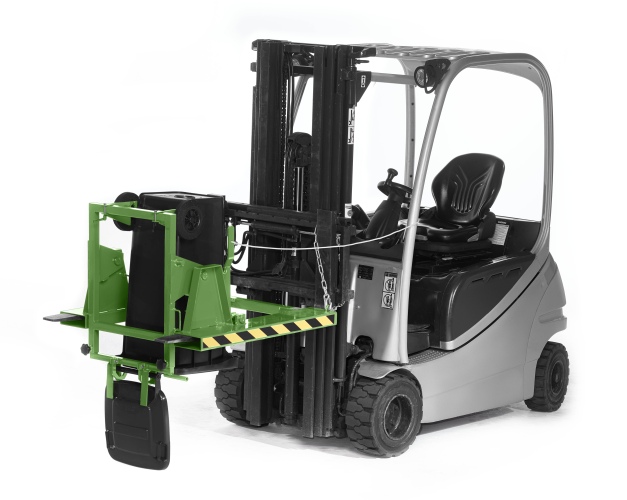 RR Industrietechnik Mülltonnenwender RAL 6011 resedagrün