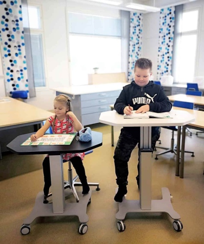 Höhenverstellbarer mobiler Schreibtisch SMART 800 Ergo Desk VERSCHIEDENE FARBEN