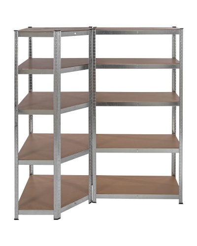 Pro-Bau-Tec Eck-Schwerlaststeckregal 180x70x40cm Tragkraft 175kg