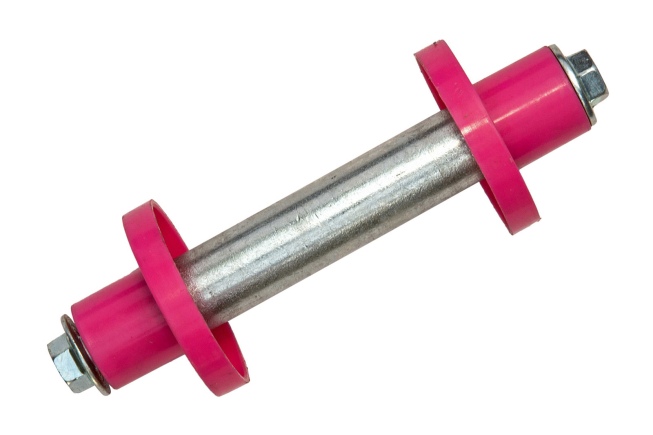 Pro-Bau-Tec Gartenschubkarre Pink 100L PP-Mulde Tragkraft 120kg