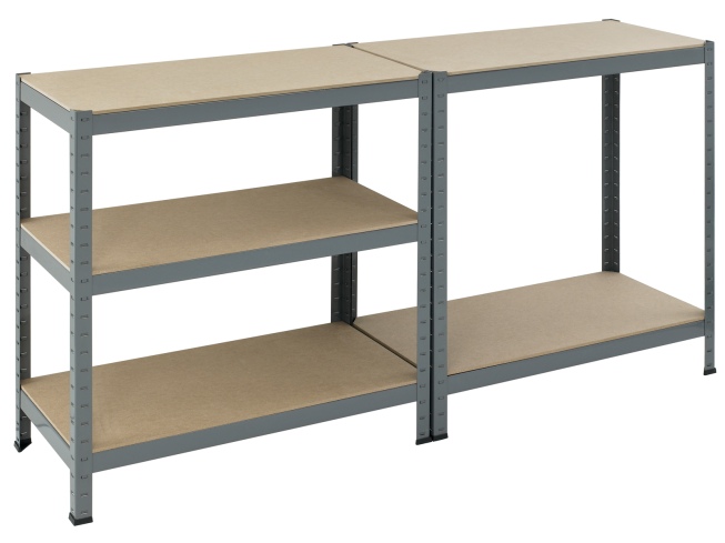 Pro-Bau-Tec Schwerlaststeckregal pulverbeschichtet Tragkraft 265kg