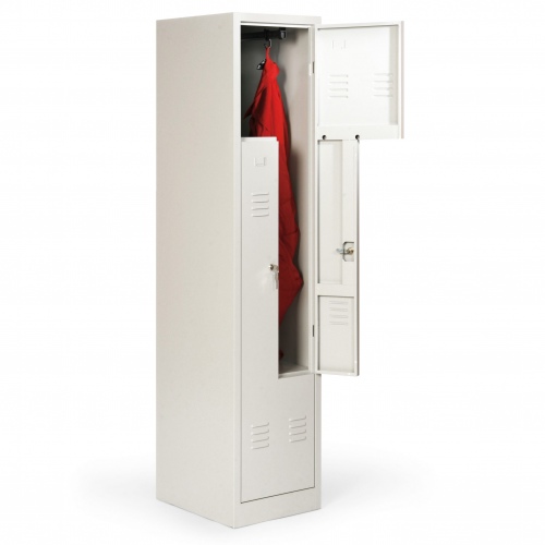 Protaurus Z-Schrank 415x1800x500mm mit Zylinderschlössern und 2 Abteilen