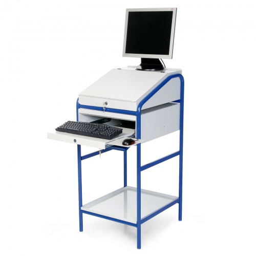 Protaurus Stehpult mit Tastatur-Schublade stationär
