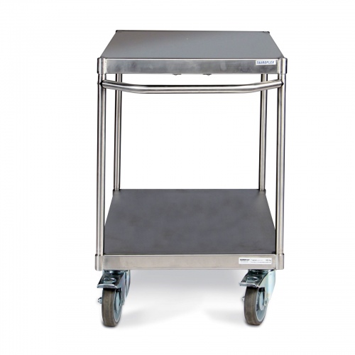 Protaurus Tischwagen mit 2 Ladeflächen aus Edelstahl 600kg Traglast