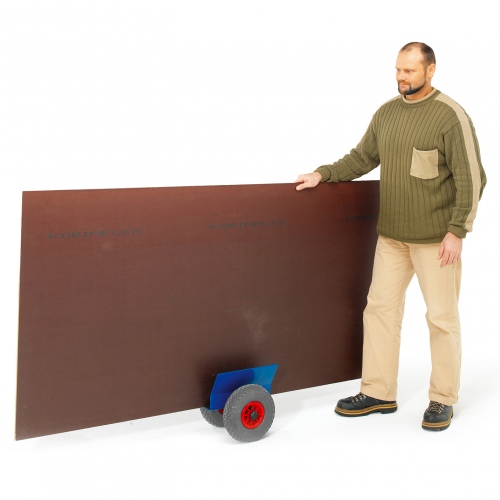 Rollcart Plattenroller 320x320mm zum Plattentransport 200kg Tragkraft Vollgummi/Luft