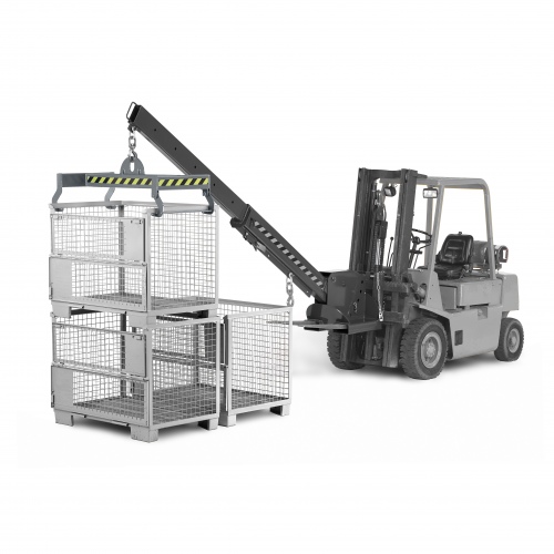 RR Industrietechnik Gitterboxtraverse Typ RGT 610x1240mm RAL 7005 Mausgrau