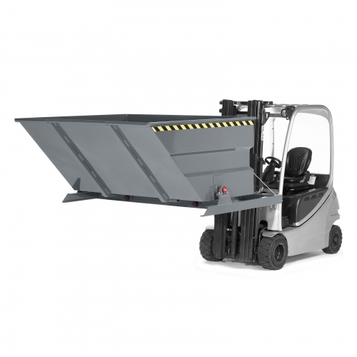 RR Industrietechnik Großraumkipper Typ RGK-300 2220x2380x1045mm 3000dm³ RAL 7005 Mausgrau
