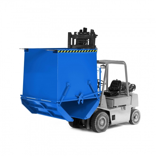 RR Industrietechnik Schwerlast- Klappbodenbehälter Typ RKC-75 750dm³ RAL 5010 Enzianblau