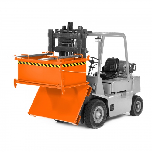 RR Industrietechnik Klappbodenbehälter Typ RBB-200 910x2600x1300mm 2000dm³ RAL 2004 Reinorange