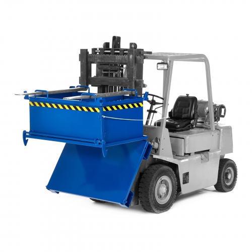 RR Industrietechnik Klappbodenbehälter Typ RBB-75 910x1370x1040mm 750dm³ RAL 5010 Enzianblau