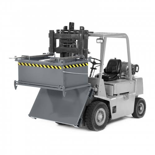 RR Industrietechnik Klappbodenbehälter Typ RBB-75 910x1370x1040mm 750dm³ RAL 7005 Mausgrau
