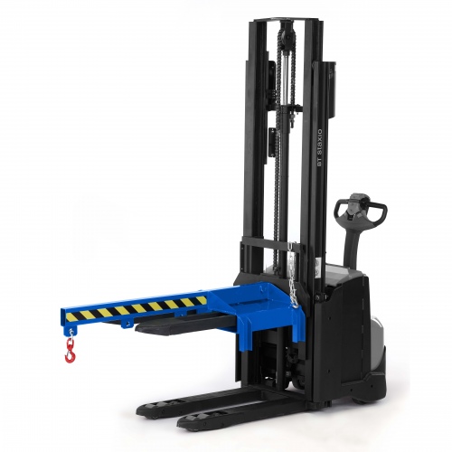 RR Industrietechnik Lastarm Typ RLA-DST bis zu 1000kg Tragkraft für Deichselstapler RAL 5010 Enzianblau