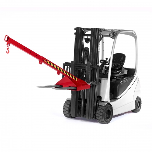 RR Industrietechnik teleskopierbarer Kranarm Typ RLH-T1 bis zu 1000kg Tragkraft RAL 3000 Feuerrot