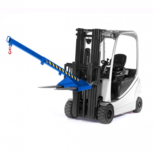 RR Industrietechnik teleskopierbarer Kranarm Typ RLH-T1 bis zu 1000kg Tragkraft RAL 5010 Enzianblau