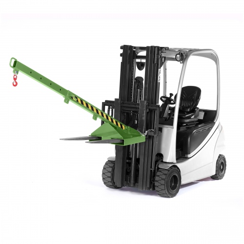 RR Industrietechnik teleskopierbarer Kranarm Typ RLH-T1 bis zu 1000kg Tragkraft RAL 6011 Resedagrün
