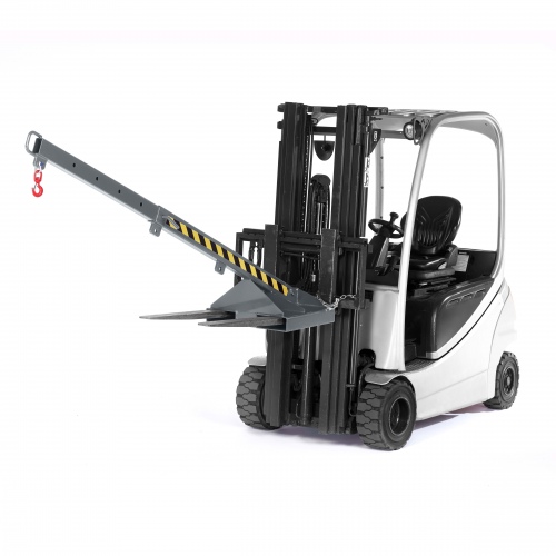 RR Industrietechnik teleskopierbarer Kranarm Typ RLH-T1 bis zu 1000kg Tragkraft RAL 7005 Mausgrau