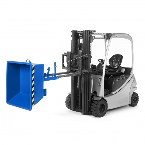 RR Industrietechnik Minikipper Typ RMI-35 1330x1075x450mm 350dm³ RAL 5010 Enzianblau