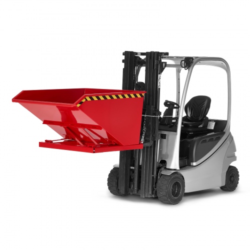 RR Industrietechnik Muldenkipper Typ RTK-50 1580x1450x780mm 1000dm³ RAL 3000 Feuerrot
