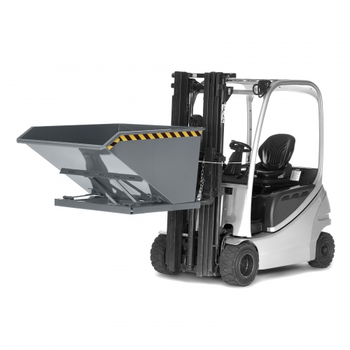 RR Industrietechnik Muldenkipper Typ RTK-100 1580x1450x780mm 1000dm³ RAL 7005 Mausgrau