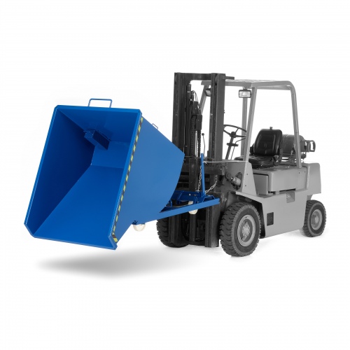 RR Industrietechnik Spänekipper Typ RSK-S-100 1580x1640x1060mm 1000dm³ RAL 5010 Enzianblau