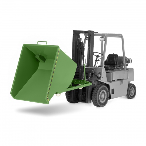RR Industrietechnik Spänekipper Typ RSK-S-100 1580x1640x1060mm 1000dm³ RAL 6011 Resedagrün