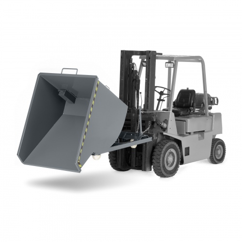 RR Industrietechnik Spänekipper Typ RSK-S-100 1580x1640x1060mm 1000dm³ RAL 7005 Mausgrau