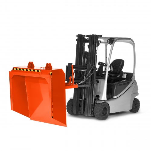 RR Industrietechnik Staplerschaufel Typ RS-150 1740x1900x750mm 1500dm³ RAL 2004 Reinorange