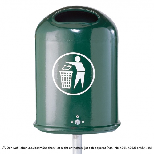 Schake Abfallbehälter oval 45l Volumen 410x600x260mm