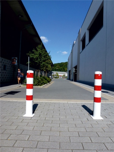 Schake Stahlrohrpoller ortsfest Ø152-273x3,2-5,0mm zum Aufdübeln 1000-1500mm Gesamtlänge