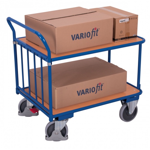 VARIOfit Schiebebügelwagen als Tischwagen 1200x700mm