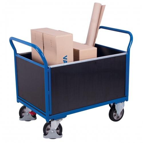 VARIOfit Vierwandwagen mit Siebdruckplatte 1000kg Tragkraft 1195x750mm