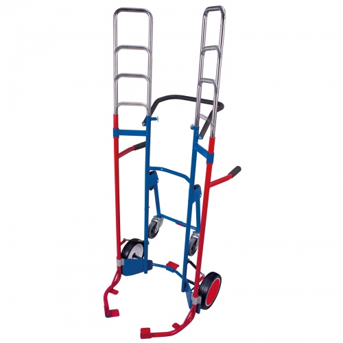 VARIOfit Stahl-Reifenkarre 200kg Tragkraft mit Teleskopauszug Vollgummibereifung