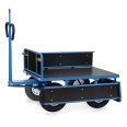 Fetra Handpritschenwagen mit Zugöse, Bordwänden und Polyurethanbereifung, 1140x740mm Ladefläche 750kg Tragkraft-small