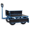 Fetra Handpritschenwagen mit Bordwänden und Polyurethanbereifung, 1140x740mm Ladefläche 750kg Tragkraft-small