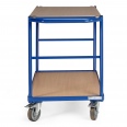 Protaurus Tischwagen mit Bordkante 2 Ladeflächen und waagerechtem Schiebegriff 850x500mm Protaurus Tischwagen mit Bordkante 2 Ladeflächen und waagerechtem Schiebegriff 850x500mm-small