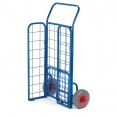 Rollcart Gitterklappkarre mit Seitenwänden 150kg Tragkraft Luftbereifung-small