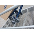 VARIOfit Treppenkarre 200kg Tragkraft mit 2 dreiarmigen Radsternen Maße 610x630x1310mm-small