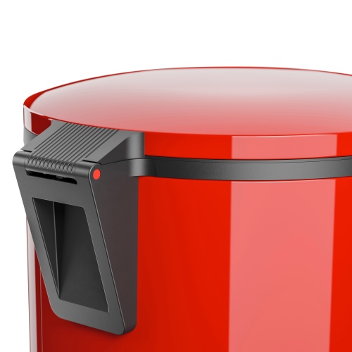 Hailo Pure XL Tret-Abfalleimer Rot