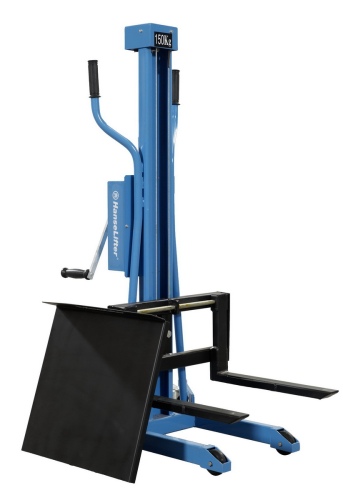 Hanselifter Handwindenstapler HWHH Hubhöbe bis 1100mm Tragkraft bis 150kg