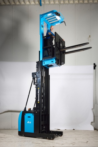 Hanselifter Hochkommissionierer HLOP12-AC4-H Kommissionierhöhe bis 11,36m Tragkraft 1200kg