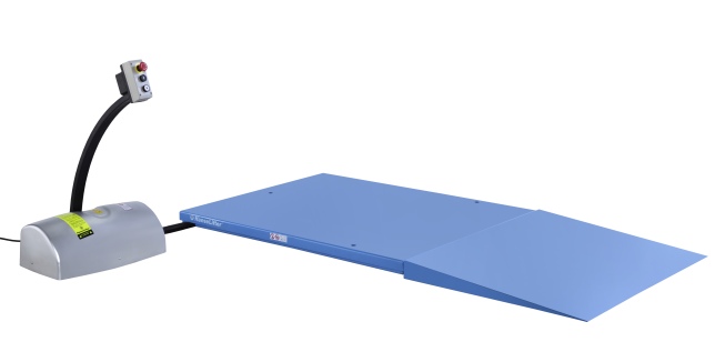 HanseLifter Hubtisch HTF-G 230V oder 380V mit Auffahrrampe Hubhöhe 840mm Tragkraft 1000kg