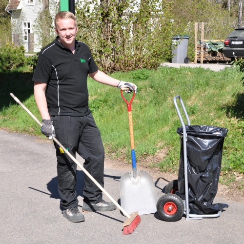 Kongamek Müllsackständer in grau 580x470x940mm Vollgummibereifung mit 50kg Tragkraft für 125l-Säcke