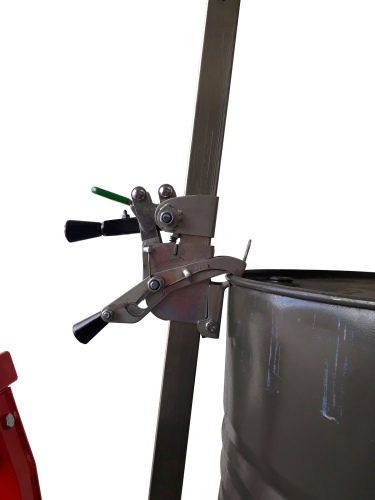 Manuvit Fasskarre für Metall- und Kunststofffässer mit vollständiger Öffnung ohne Winde Tragkraft 350kg