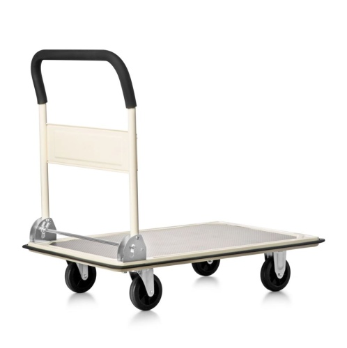 Pallit Schiebebügelwagen Carry in Weiß Tragkraft 300kg