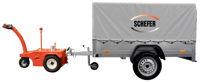 Schefer Elektroschlepper Hilfsmittel zum Befördern von Gegenständen und Lasten